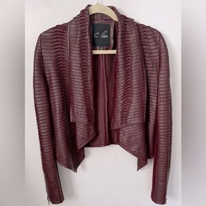 Cool faux leather jacket!